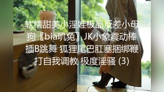 软糯甜美小淫娃极品反差小母狗〖bia叽兔〗JK小象震动棒插B跳舞 狐狸尾巴肛塞捆绑鞭打自我调教 极度淫骚 (3)