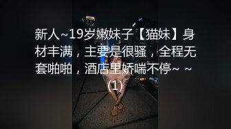 新人~19岁嫩妹子【猫妹】身材丰满，主要是很骚，全程无套啪啪，酒店里娇喘不停~ ~ (1)